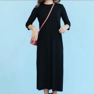 Sonnet James Maxi Dress Small Navy
